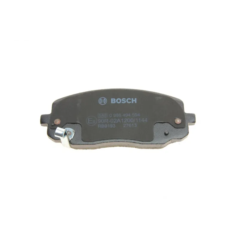 Колодки гальмівні передні BOSCH 0 986 494 594 для Hyundai I10 2008-, Kia Picanto 2004-, 116.2x47.5x16.8 мм