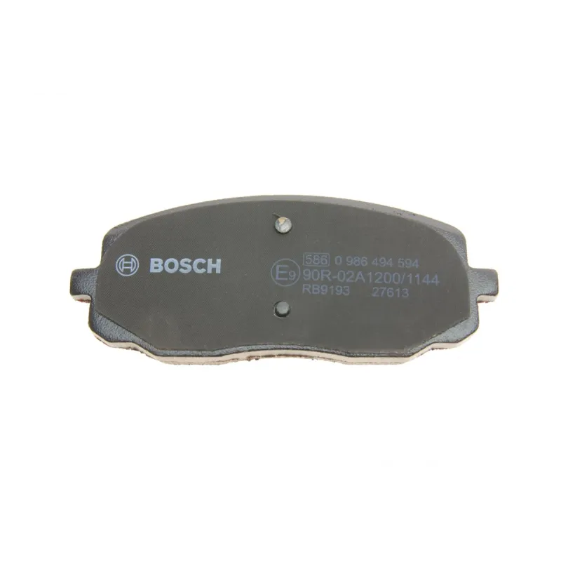 Колодки гальмівні передні BOSCH 0 986 494 594 для Hyundai I10 2008-, Kia Picanto 2004-, 116.2x47.5x16.8 мм