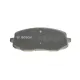 Колодки гальмівні передні BOSCH 0 986 494 594 для Hyundai I10 2008-, Kia Picanto 2004-, 116.2x47.5x16.8 мм