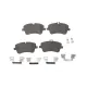 Колодки гальмівні передні BOSCH 0 986 494 607 для Mercedes-Benz C-Class W203/CL203/S203 2000-2011, 131.1x62.3 мм