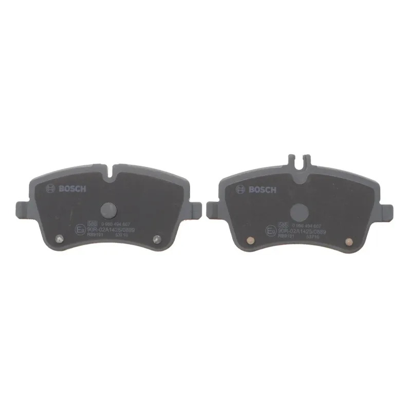 Колодки гальмівні передні BOSCH 0 986 494 607 для Mercedes-Benz C-Class W203/CL203/S203 2000-2011, 131.1x62.3 мм
