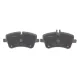 Колодки гальмівні передні BOSCH 0 986 494 607 для Mercedes-Benz C-Class W203/CL203/S203 2000-2011, 131.1x62.3 мм