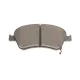 Колодки гальмівні (передні) Toyota Auris 06-12/Corolla 06-14 (з прижимною пластиною)