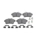 Колодки гальмівні задні BOSCH 0 986 494 640 для Citroen C4 II, DS4, Peugeot 508 (з прижимною пластиною, 104x55.9x17 мм)