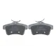 Колодки гальмівні задні BOSCH 0 986 494 640 для Citroen C4 II, DS4, Peugeot 508 (з прижимною пластиною, 104x55.9x17 мм)