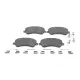 Колодки гальмівні передні BOSCH 0 986 494 648 для Mercedes-Benz GLK-Class X204 2008- 165.3x68.2 мм