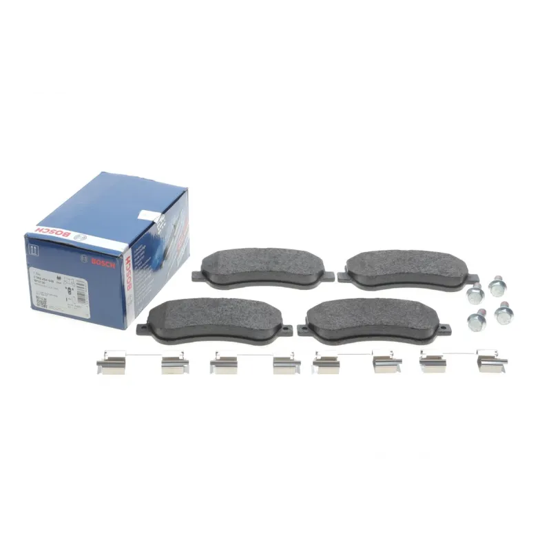 Колодки гальмівні передні BOSCH 0 986 494 648 для Mercedes-Benz GLK-Class X204 2008- 165.3x68.2 мм