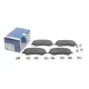 Колодки гальмівні передні BOSCH 0 986 494 648 для Mercedes-Benz GLK-Class X204 2008- 165.3x68.2 мм