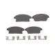 Колодки гальмівні передні BOSCH 0 986 494 657 для Opel Astra J, Chevrolet Cruze 148.3x61.1x18.7 мм