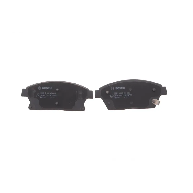 Колодки гальмівні передні BOSCH 0 986 494 657 для Opel Astra J, Chevrolet Cruze 148.3x61.1x18.7 мм