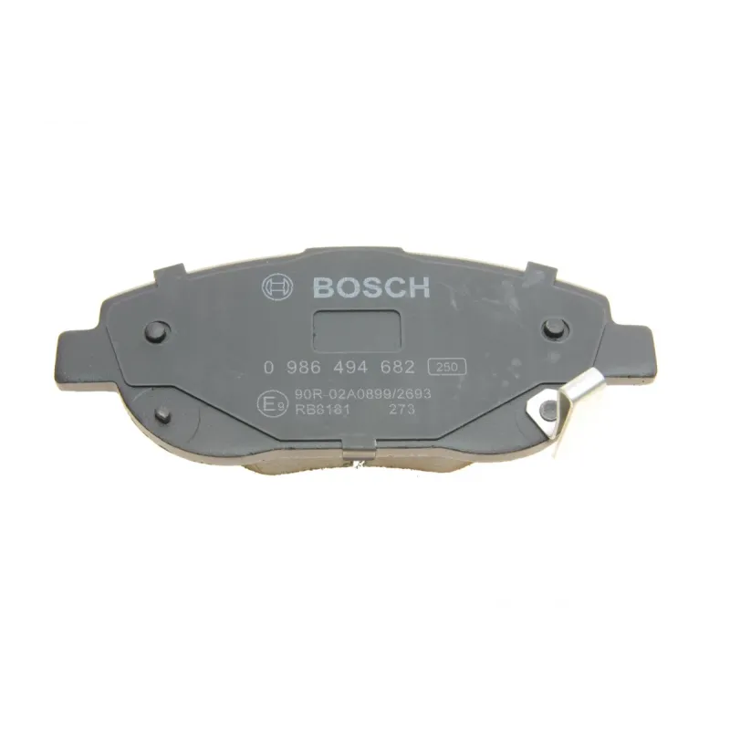 Колодки гальмівні передні BOSCH 0 986 494 682 для Toyota Avensis, Verso 2009-2018, 150.8x61.1x19.1 мм