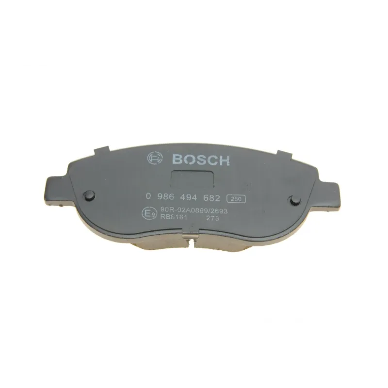 Колодки гальмівні передні BOSCH 0 986 494 682 для Toyota Avensis, Verso 2009-2018, 150.8x61.1x19.1 мм