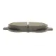 Колодки гальмівні передні BOSCH 0 986 494 682 для Toyota Avensis, Verso 2009-2018, 150.8x61.1x19.1 мм