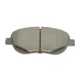 Колодки гальмівні передні BOSCH 0 986 494 682 для Toyota Avensis, Verso 2009-2018, 150.8x61.1x19.1 мм