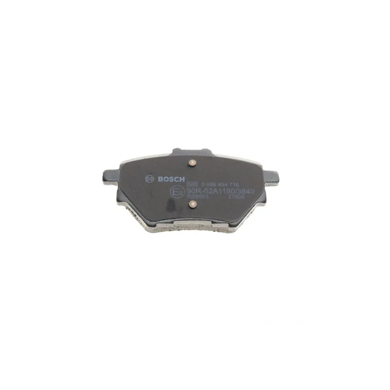 Колодки гальмівні задні Bosch 0 986 494 716 для Citroen C4 Picasso/Grand Picasso, Peugeot 308/508, 98.7x50 мм