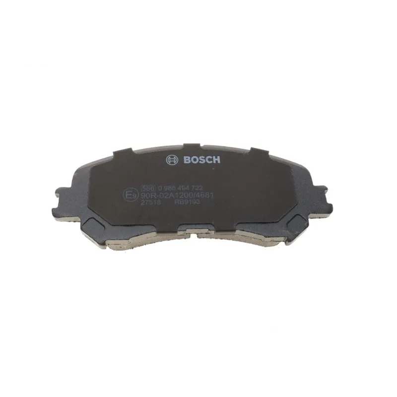 Колодки гальмівні передні BOSCH 0 986 494 722 для Renault Espace V/Megane IV 15-