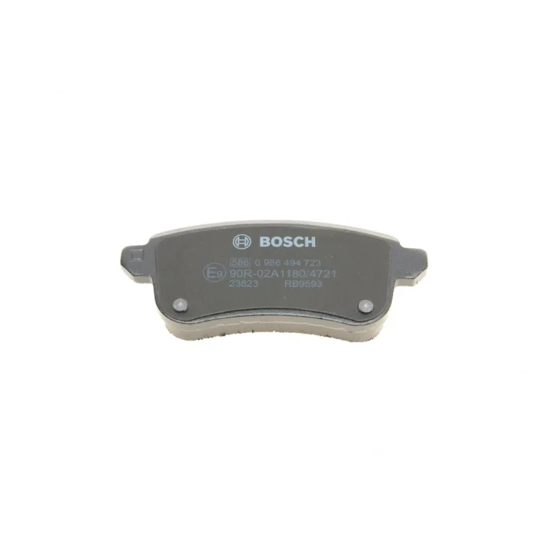 Колодки гальмівні задні BOSCH 0 986 494 723 для Renault Megane IV, Scenic IV, Espace V 106.4x45.3x15 мм
