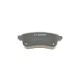 Колодки гальмівні задні BOSCH 0 986 494 723 для Renault Megane IV, Scenic IV, Espace V 106.4x45.3x15 мм