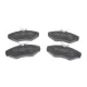 Колодки гальмівні передні BOSCH 0 986 494 730 для Renault Trafic II, Opel Vivaro A, Nissan Primastar 2001-