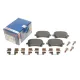 Колодки гальмівні задні BOSCH 0 986 494 731 для Audi A6 C6, VW Passat B6, SEAT Alhambra, 16.7 мм