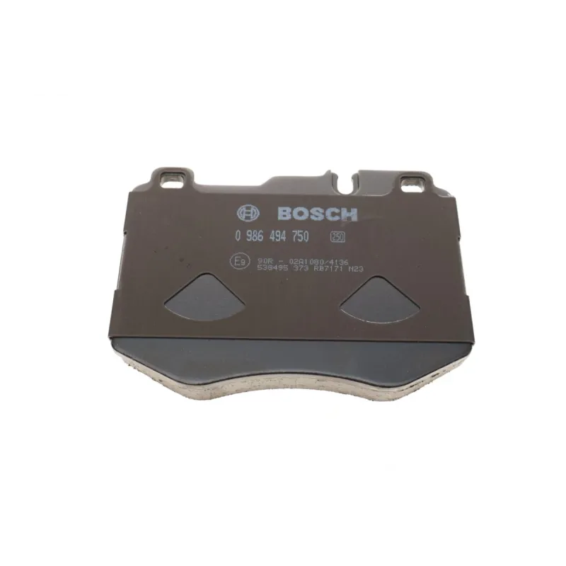 Колодки гальмівні передні BOSCH 0 986 494 750 для Mercedes-Benz C-Class W205/E-Class W213 2014-, 92.3x127.2x18.1 мм