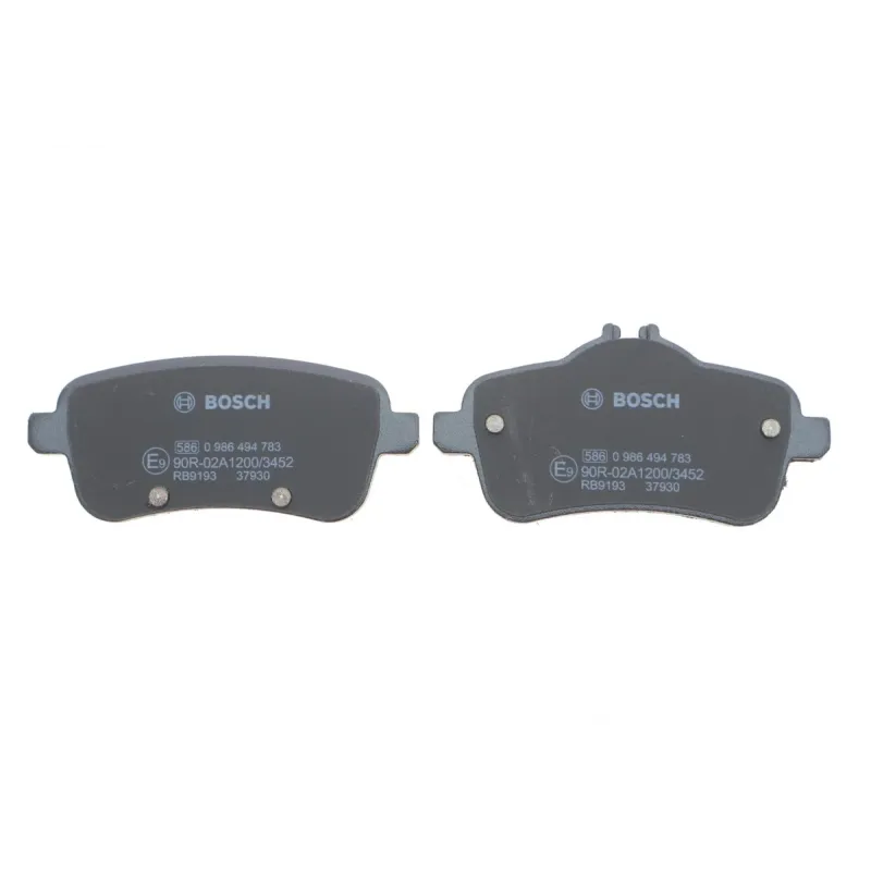 Колодки гальмівні задні BOSCH 0 986 494 783 для Mercedes-Benz GL-Class X166 2012-, GLE-Class W166 2015-, GLS-Class X166 2015-
