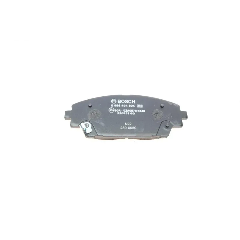 Колодки гальмівні передні BOSCH 0 986 494 804 для Mazda 3 (BM) CX-3 (DK) 2013-2023 141.7x55.3 мм