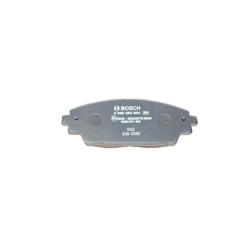 Колодки гальмівні передні BOSCH 0 986 494 804 для Mazda 3 (BM) CX-3 (DK) 2013-2023 141.7x55.3 мм