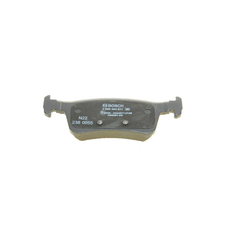 Комплект гальмівних колодок задніх BOSCH 0 986 494 811 для Citroen Berlingo, Peugeot 308 15.6 мм