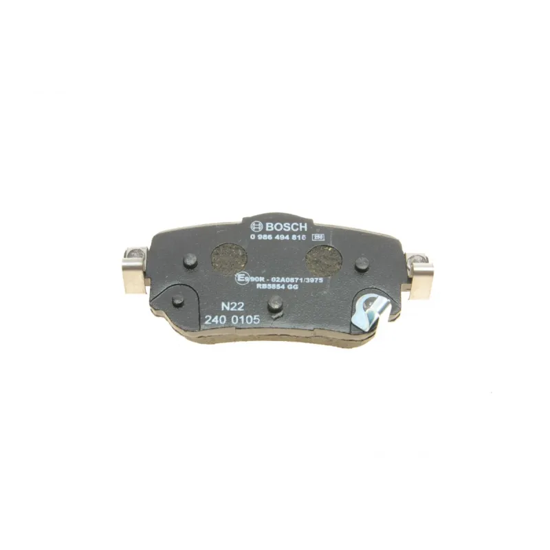 Колодки гальмівні задні BOSCH 0 986 494 816 для Nissan Qashqai II, X-Trail T32, Renault Kadjar 2013-