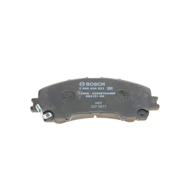 Колодки гальмівні передні BOSCH 0 986 494 821 для Nissan X-Trail T32, Infiniti Q50, Renault Koleos II