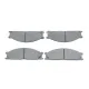 Колодки гальмівні передні BOSCH 0 986 494 848 для Nissan Pathfinder, Navara, Pick Up 161.7x49.8 мм