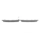 Колодки гальмівні передні BOSCH 0 986 494 848 для Nissan Pathfinder, Navara, Pick Up 161.7x49.8 мм