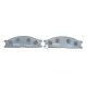 Колодки гальмівні передні BOSCH 0 986 494 848 для Nissan Pathfinder, Navara, Pick Up 161.7x49.8 мм