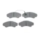 Колодки гальмівні передні BOSCH 0 986 494 850 для Citroen Jumper, Fiat Ducato, Peugeot Boxer (+датчик)