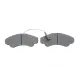 Колодки гальмівні передні BOSCH 0 986 494 850 для Citroen Jumper, Fiat Ducato, Peugeot Boxer (+датчик)