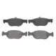 Колодки гальмівні передні BOSCH 0 986 494 852 для Fiat Punto (188) 1999-2005, 151.5x52x17.6 мм