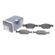 Колодки гальмівні передні BOSCH 0 986 494 852 для Fiat Punto (188) 1999-2005, 151.5x52x17.6 мм