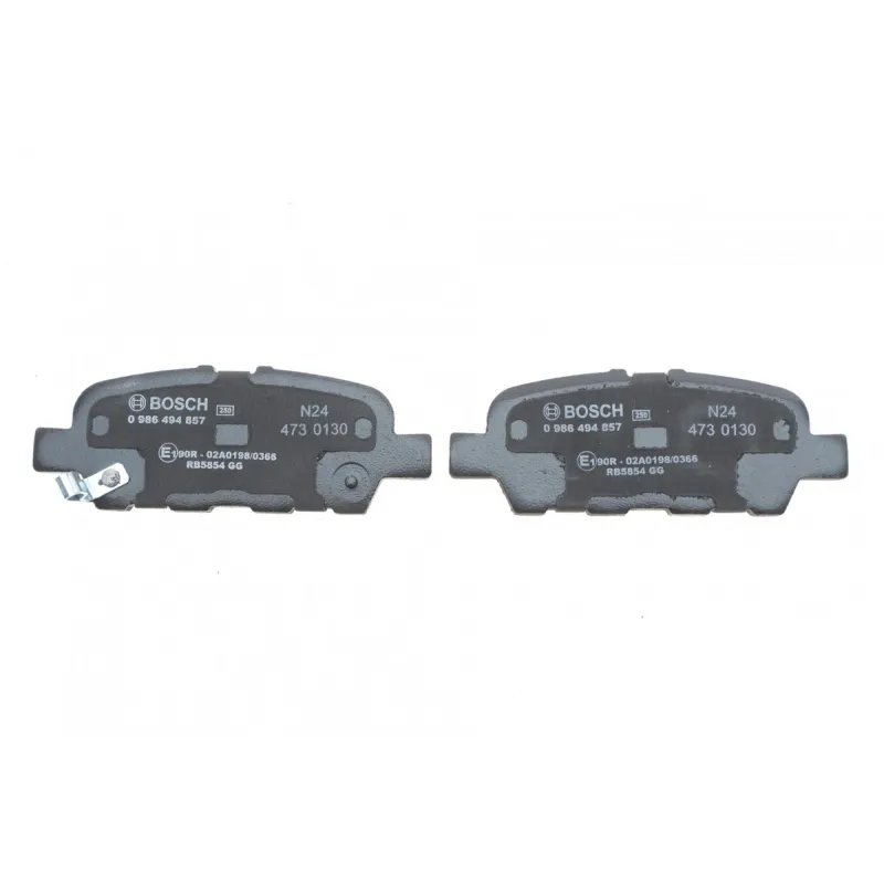 Колодки гальмівні задні BOSCH 0 986 494 857 для Renault Koleos, Nissan Juke, Infiniti EX