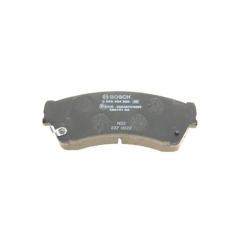 Колодки гальмівні передні BOSCH 0 986 494 860 для Mazda 6 GH 2007-2013