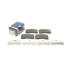 Колодки гальмівні передні BOSCH 0 986 494 880 для Cadillac ATS, Tesla Model S/X, 77.3x132x14 мм