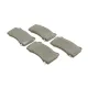 Колодки гальмівні передні BOSCH 0 986 494 880 для Cadillac ATS, Tesla Model S/X, 77.3x132x14 мм