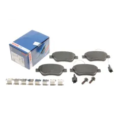 Колодки гальмівні передні BOSCH 0 986 494 881 для Fiat Punto (199) 2005-2014, 122.8x53.3 мм