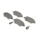 Колодки гальмівні передні BOSCH 0 986 494 881 для Fiat Punto (199) 2005-2014, 122.8x53.3 мм
