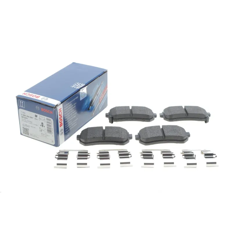 Колодки гальмівні задні BOSCH 0 986 494 887 для Hyundai Tucson 2015-, Kia Sportage 2015- 15.5 мм