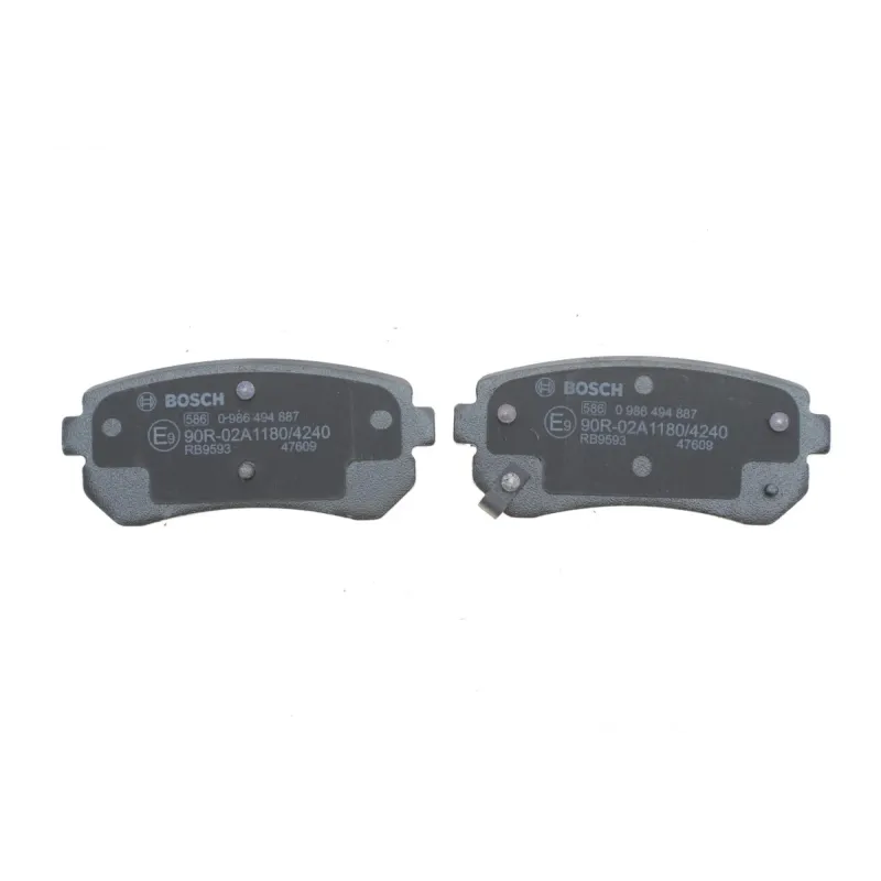 Колодки гальмівні задні BOSCH 0 986 494 887 для Hyundai Tucson 2015-, Kia Sportage 2015- 15.5 мм