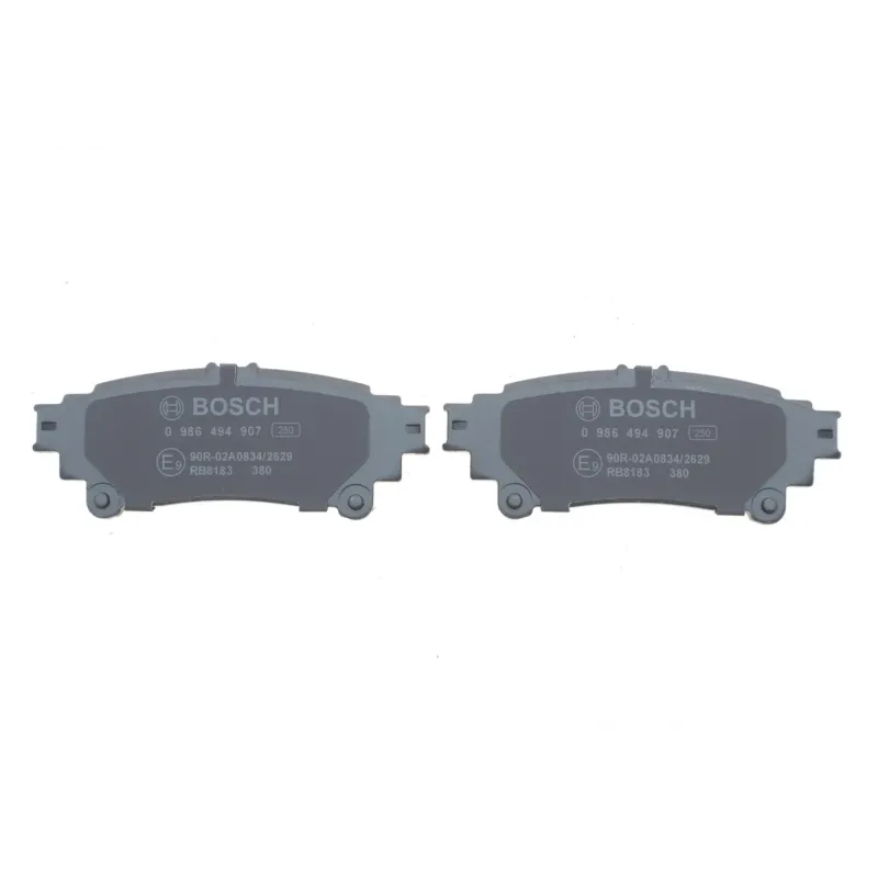 Колодки гальмівні задні BOSCH 0 986 494 907 для Toyota Prius, Lexus IS 2011-, 15x115.2x45.8 мм