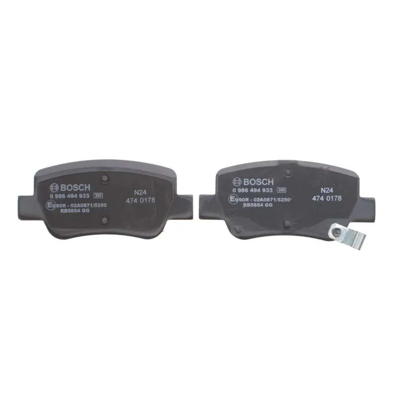 Колодки гальмівні задні BOSCH 0986494933 для Toyota Avensis 2009-2018 (108.8x49.8 мм)