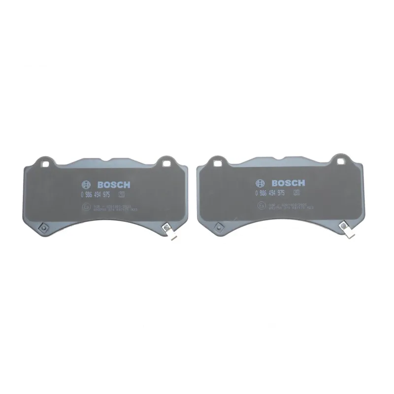 Колодки гальмівні передні BOSCH 0 986 494 975 для Jeep Grand Cherokee WK2 2010-, Chevrolet Camaro 2015-, Nissan GT-R R35 2008-