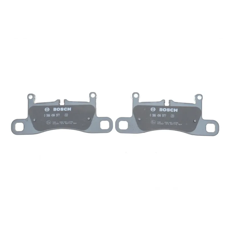 Колодки гальмівні задні BOSCH 0 986 494 977 для Porsche Cayenne 9YA 2017-, 911 991 2011-, Boxster 982 2016-, 187.4x64x16 мм
